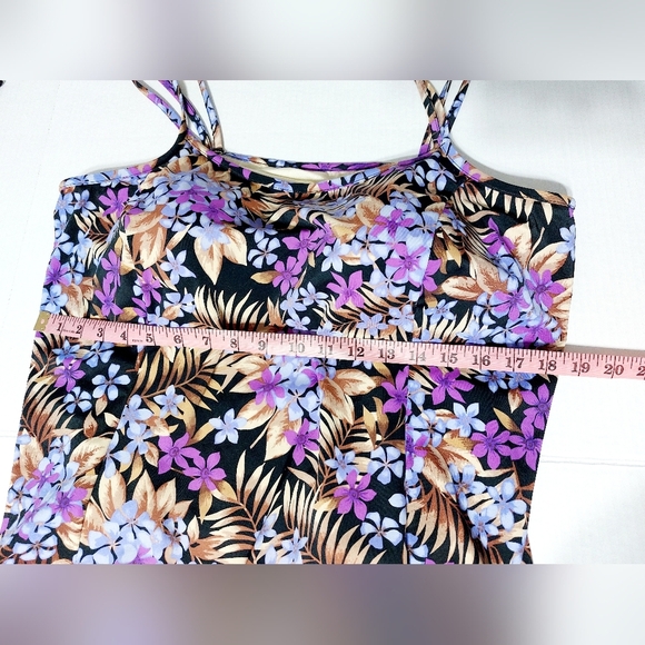 It Figures 2 Piece Floral Swimsuit Top and Skirt Size 20W - Picture 11 of 12